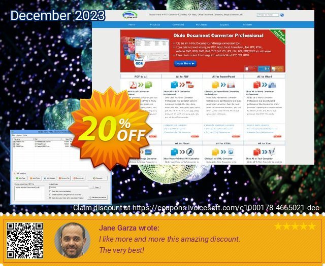 Okdo All to Pdf Converter Professional discount 20% OFF, 2024 April Fools' Day offering sales. Okdo All to Pdf Converter Professional imposing sales code 2024