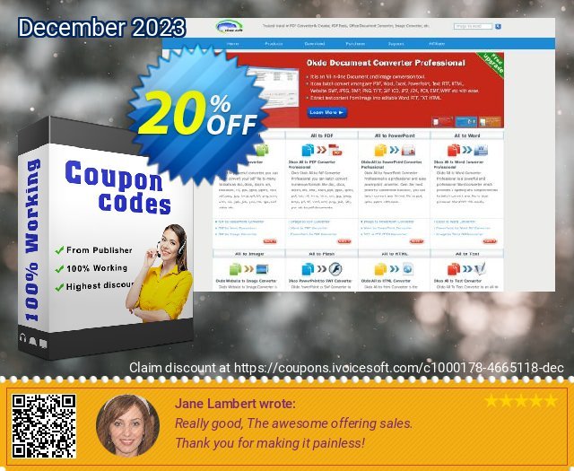 Okdo Pdf to Excel Converter discount 20% OFF, 2024 April Fools' Day offering sales. Okdo Pdf to Excel Converter dreaded promotions code 2024