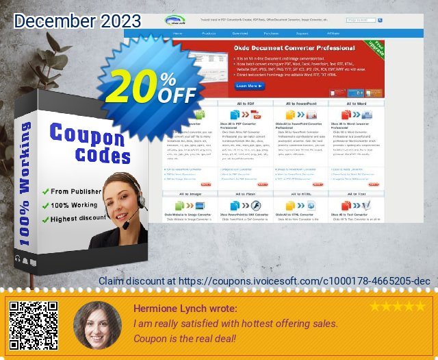 Get 20% OFF Okdo Website to Image Converter offering sales