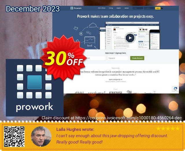 Prowork Basic 3 Months Plan ausschließenden Preisnachlass Bildschirmfoto