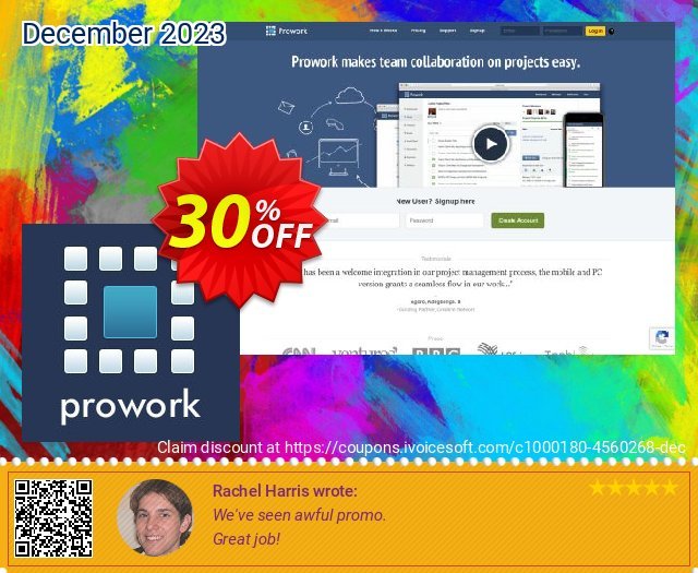 Prowork Enterprise Cloud Monthly Plan erstaunlich Sale Aktionen Bildschirmfoto