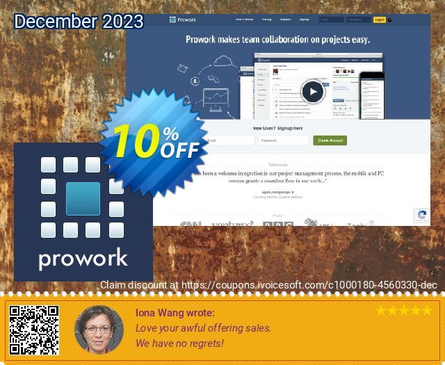 Prowork SMS 5000 Credits Sonderangebote Verkaufsförderung Bildschirmfoto
