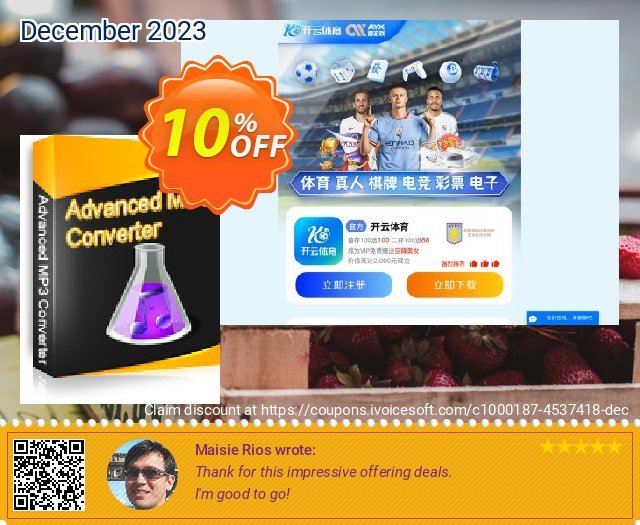 Advanced MP3 Converter toll Beförderung Bildschirmfoto