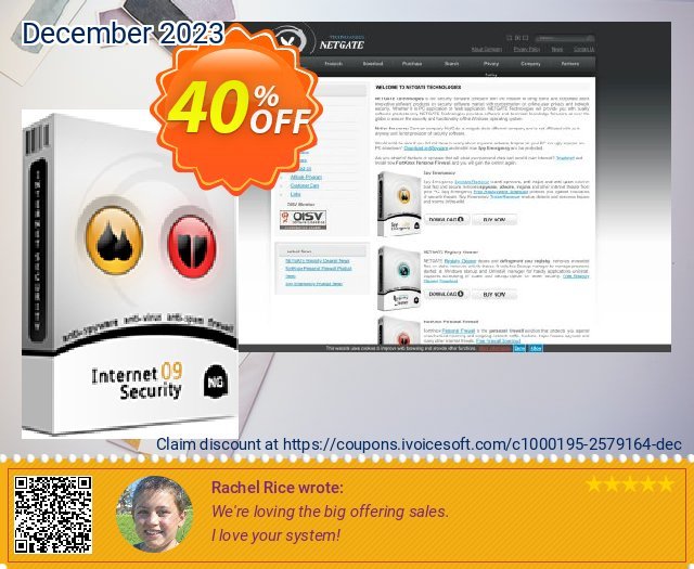 NETGATE Internet Security - Unlimited Lifetime license (for 5 PC) teristimewa penawaran deals Screenshot