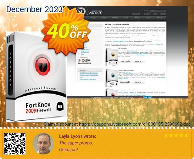 FortKnox Personal Firewall - 1 Year Home Site 优秀的 优惠券 软件截图