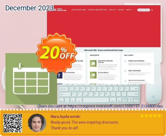 Virto Calendar Pro for SP2007  경이로운   가격을 제시하다  스크린 샷