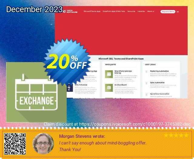 Virto Calendar Pro Exchange for SP2007 menakjubkan penawaran Screenshot