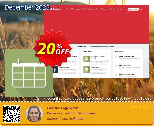 Virto Calendar Pro for SP2010 discount 20% OFF, 2022 World Population Day offering sales. Virto Calendar Pro for SP2010 super sales code 2022