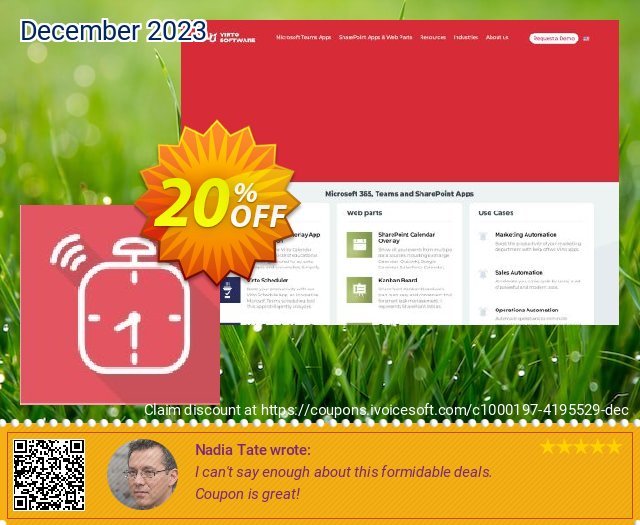 Dev. Virto Alert & Reminder for SP2010 discount 20% OFF, 2024 World Backup Day offering sales. Dev. Virto Alert & Reminder for SP2010 marvelous discounts code 2024