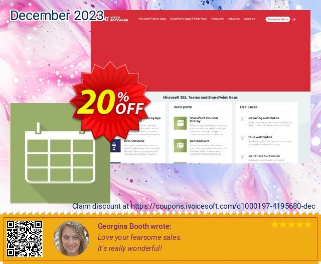 Dev. Virto Calendar for SP2010 惊人的 产品折扣 软件截图