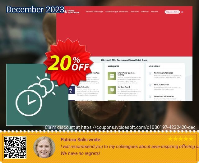 Virto Clock & Weather Web Part for SP2010 gemilang penawaran deals Screenshot