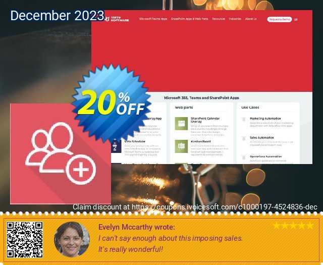 Dev. Virto Create & Clone AD User for SP2007 discount 20% OFF, 2024 April Fools' Day offering sales. Dev. Virto Create & Clone AD User for SP2007 imposing promo code 2024