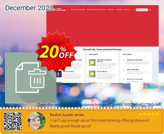 Virto Bulk File Delete for SharePoint 2007 exklusiv Außendienst-Promotions Bildschirmfoto
