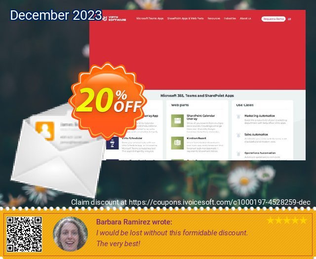 Virto Incoming Email Feature for SP2010 discount 20% OFF, 2024 Spring offering sales. Virto Incoming Email Feature for SP2010 wonderful promo code 2024