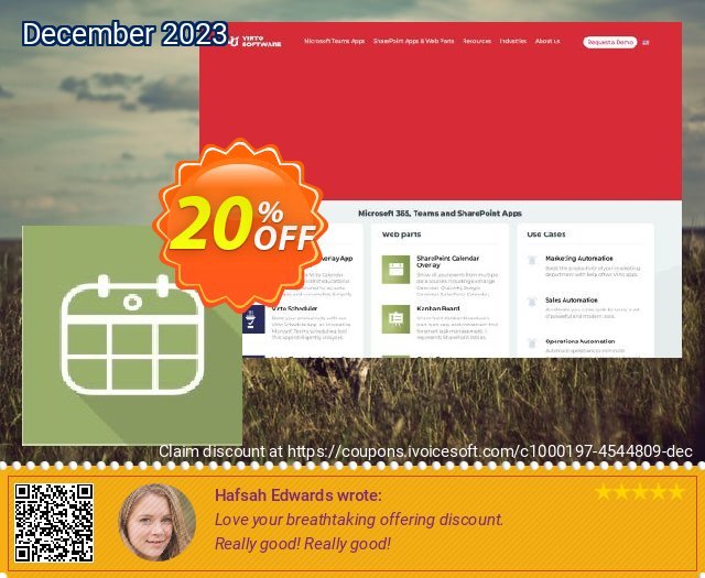 Virto Mini Calendar Exchange for SP2007 yg mengagumkan kode voucher Screenshot