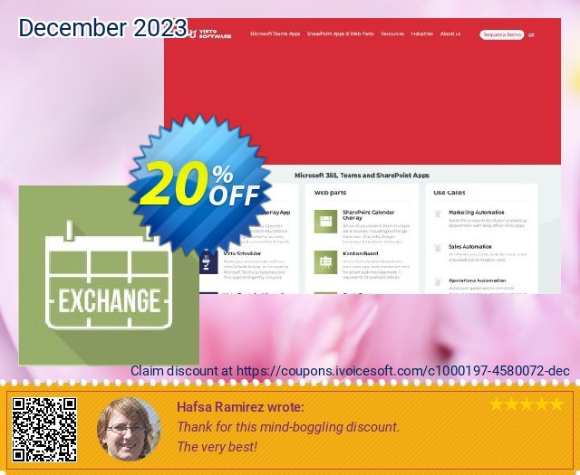 Virto Calendar Pro Exchange for SP2013 discount 20% OFF, 2024 Easter Day offering sales. Virto Calendar Pro Exchange for SP2013 best discount code 2024