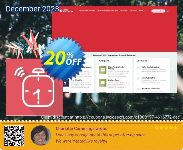 Virto Alert & Reminder for SP2013 geniale Außendienst-Promotions Bildschirmfoto