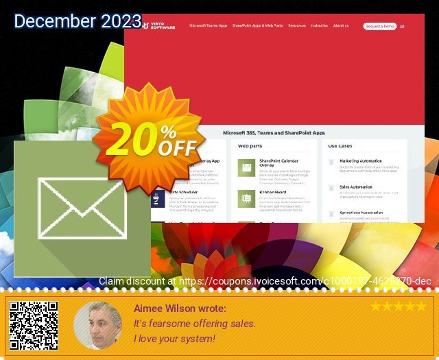 Virto Incoming Email Feature for SP2010 tersendiri penawaran promosi Screenshot