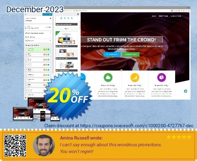 One Page Express PRO - Ultimate License teristimewa penawaran loyalitas pelanggan Screenshot