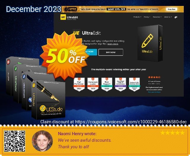 UEStudio Suite education discount khas voucher promo Screenshot