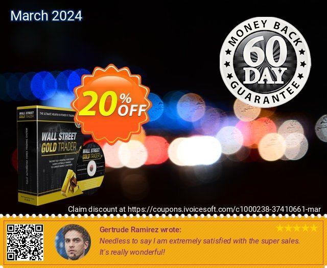 WallStreet GOLD Trader discount 20% OFF, 2024 Mother Day offer. WallStreet GOLD Trader Awful offer code 2024