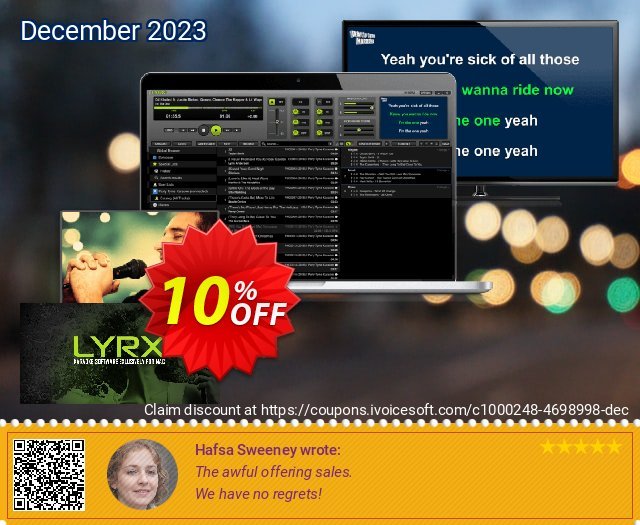 LYRX Karaoke Software MAC/WINDOWS (Includes Activation For 3 Machines) wunderbar Preisreduzierung Bildschirmfoto