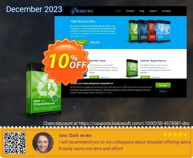 DisposeSecure Plan - Yearly Subscription uneingeschränkt Außendienst-Promotions Bildschirmfoto
