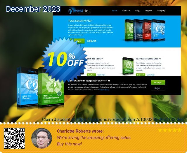 Total Privacy Plan - Yearly Subscription megah penawaran sales Screenshot