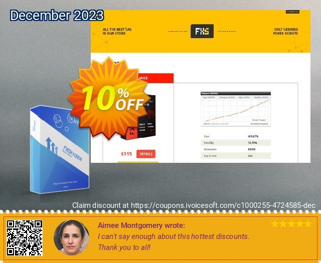 FXOxygen discount 10% OFF, 2022 Happy New Year offering deals. FXOxygen awesome offer code 2022