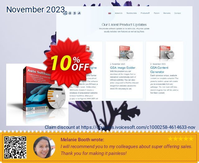 GSA Auto SoftSubmit Spesial penawaran deals Screenshot