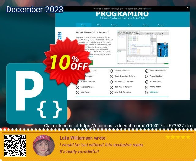 PROGRAMINO IDE for Arduino - Business discount 10% OFF, 2022 World Press Freedom Day offering sales. PROGRAMINO IDE for Arduino - Business awful discount code 2022