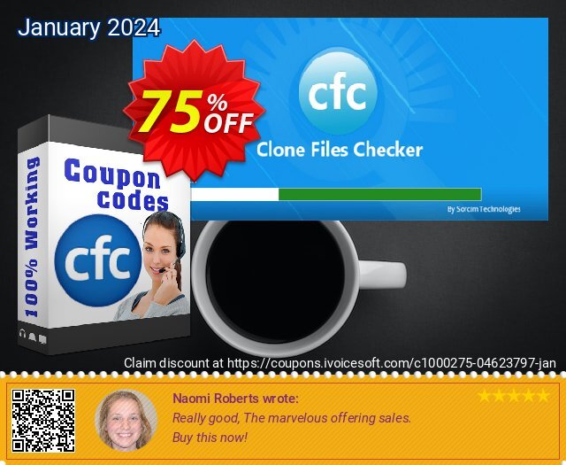 SORCIM Clone Files Checker (1 year) 可怕的 折扣码 软件截图