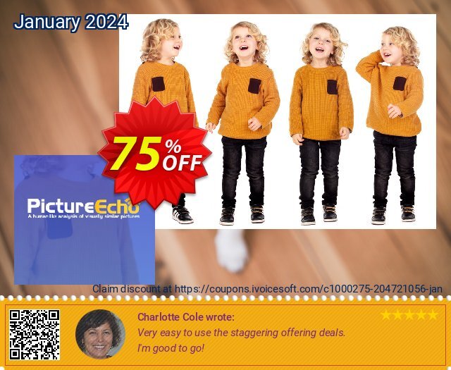 PictureEcho Family Pack (2 years) discount 75% OFF, 2024 St. Patrick's Day promo. 30% OFF PictureEcho Family Pack (2 years), verified