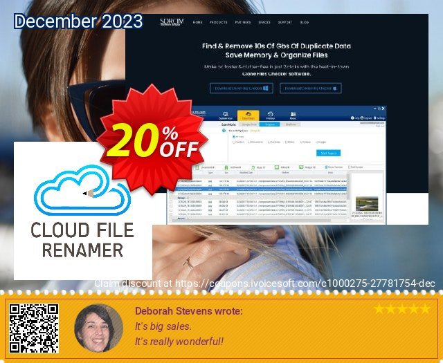 SORCIM Cloud File Renamer 令人惊讶的 折扣 软件截图