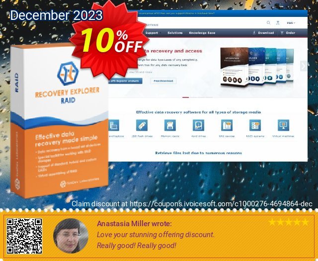 Recovery Explorer RAID (for Mac OS) - Personal License discount 10% OFF, 2024 World Backup Day offering sales. Recovery Explorer RAID (for Mac OS) - Personal License super offer code 2024