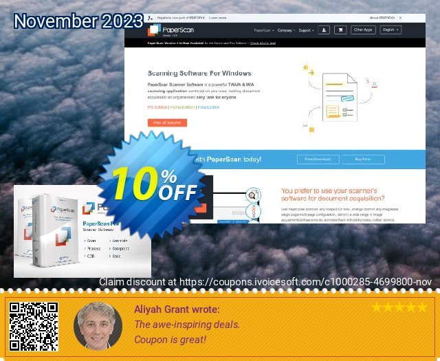 PaperScan Professional discount 10% OFF, 2023 World Environment Day offering sales. PaperScan Professional Fearsome promo code 2023