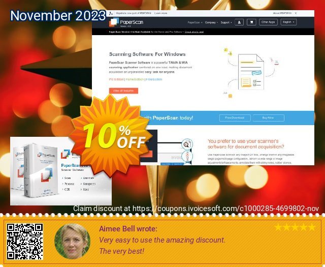 PaperScan Home Edition exklusiv Außendienst-Promotions Bildschirmfoto