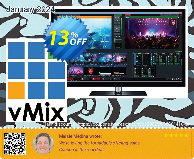vMix Pro umwerfende Ausverkauf Bildschirmfoto