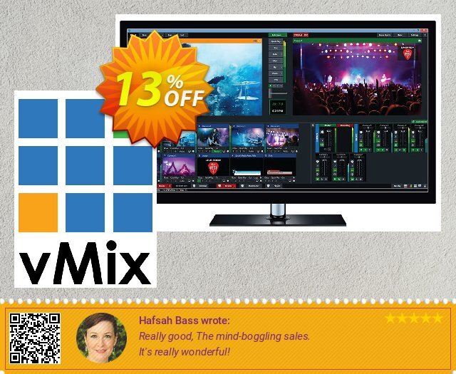 vMix Pro mengherankan penawaran waktu Screenshot