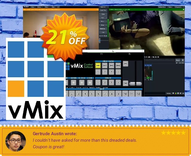 vMix Basic HD 令人敬畏的 产品折扣 软件截图