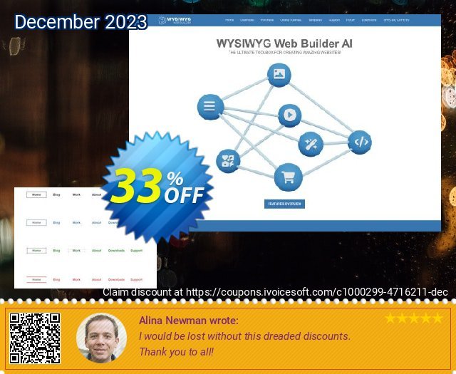 Animated Line Menu Extension for WYSIWYG Web Builder  훌륭하   매상  스크린 샷