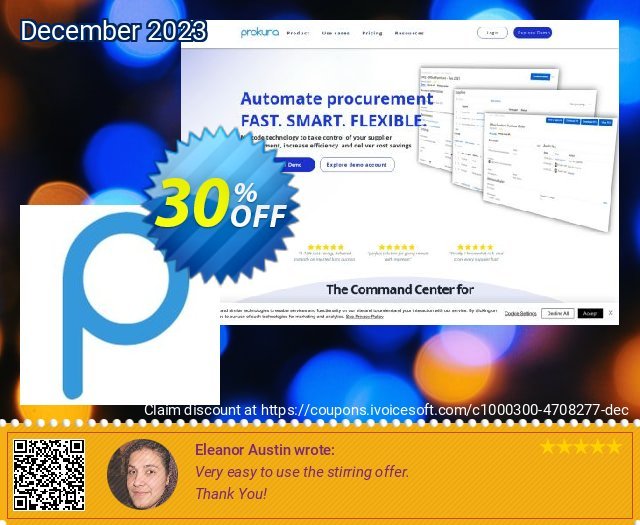 Prokuria Business 3 Months User License ausschließlich Ausverkauf Bildschirmfoto