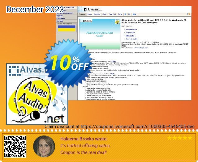 Alvas.Audio Single License discount 10% OFF, 2022 Happy New Year offering sales. Alvas.Audio Single License wondrous deals code 2022
