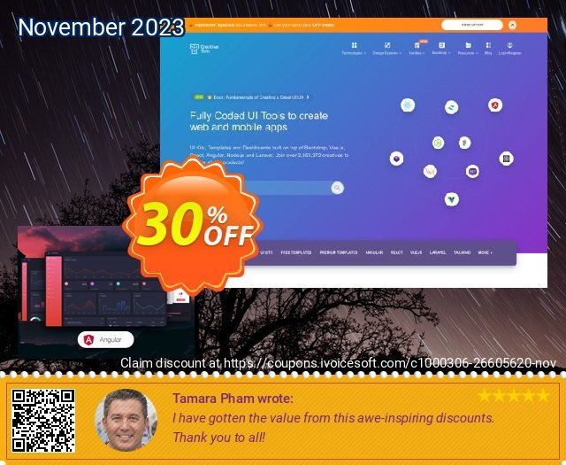 Black Dashboard PRO Angular fantastisch Promotionsangebot Bildschirmfoto