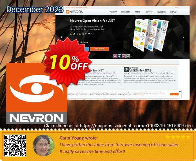 Nevron Vision for .NET Pro. + Subscription 令人敬畏的 产品销售 软件截图