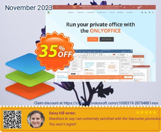 ONLYOFFICE Docs Enterprise Edition Home Server (10 Users) discount 35% OFF, 2024 Easter offering sales. 35% OFF ONLYOFFICE Integration Edition Home Server, verified
