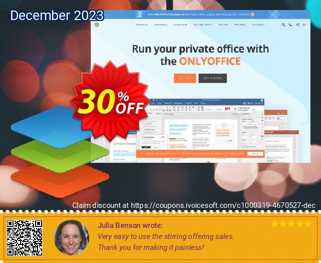 ONLYOFFICE Cloud Edition Monthly (10 users) 惊人的 产品销售 软件截图