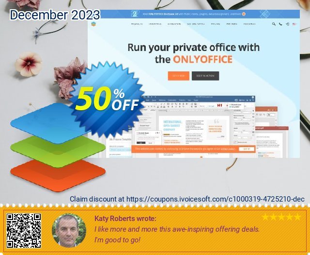 ONLYOFFICE Cloud Edition 1 year (2 users) formidable Promotionsangebot Bildschirmfoto
