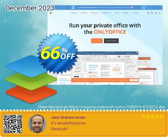 ONLYOFFICE Cloud Edition 3 years (2 users) enak penawaran promosi Screenshot