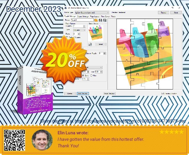 Puzzle Maker Pro - JigSaw Squares Exzellent Preisnachlässe Bildschirmfoto